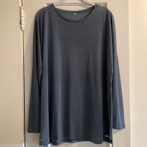 Alo sheer long sleeve top